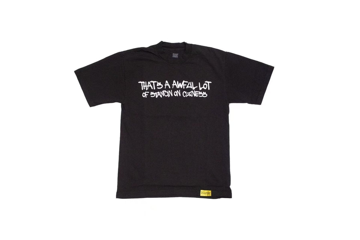 THAT'S A AWFUL LOT OF COUGH SYRUP Script Graphic T-Shirt — front