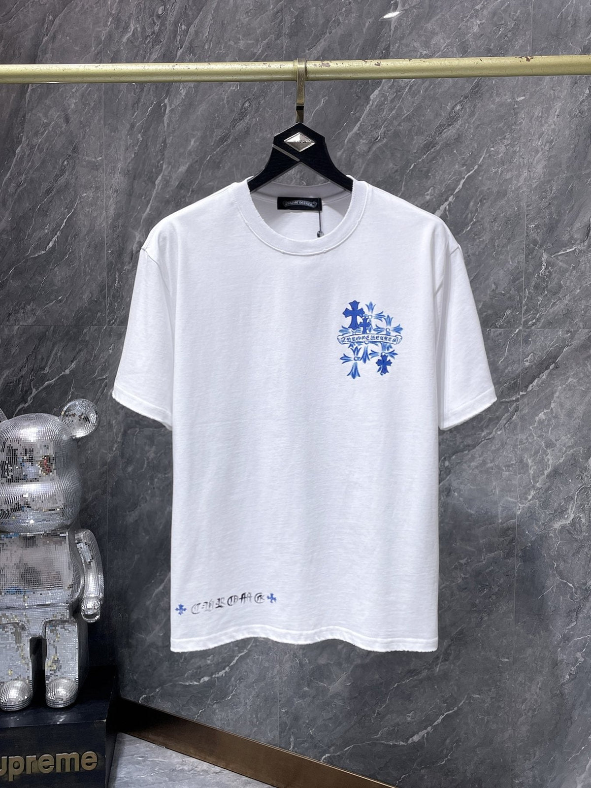 Chrome Hearts Cross Graffiti Graphic T-Shirt — front