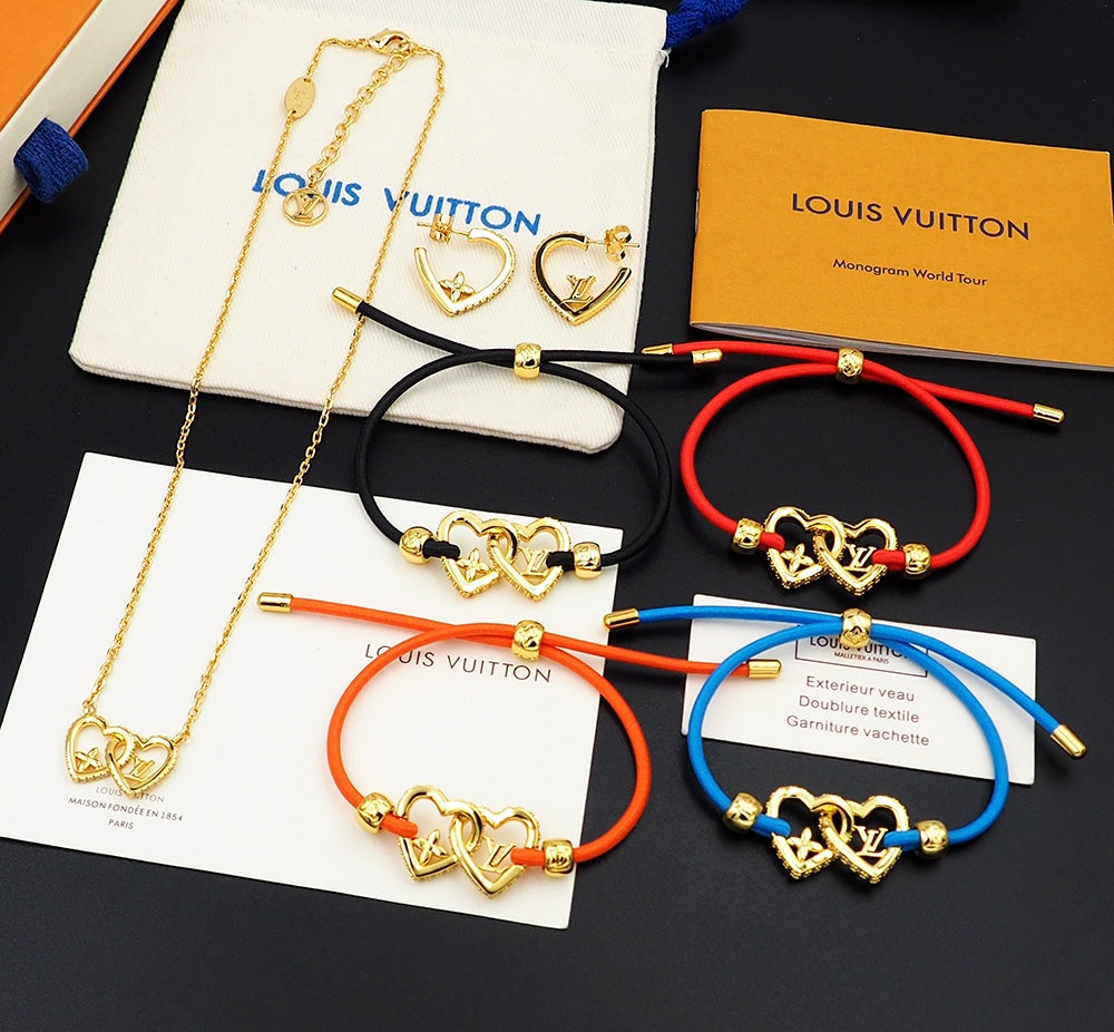Louis Vuitton My Love Red 18K Gold Bracelet